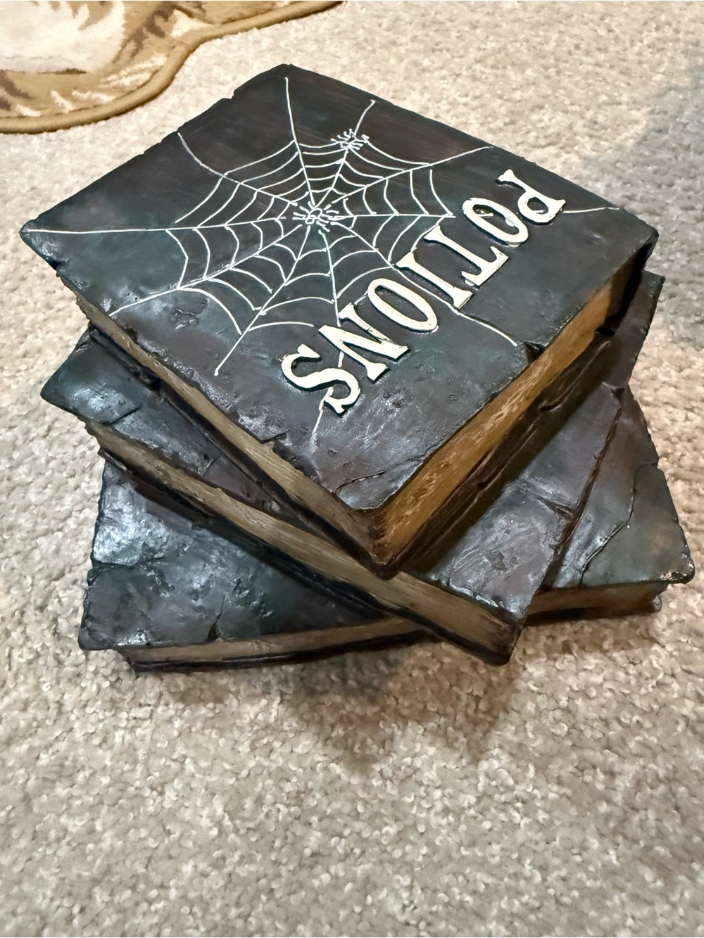 Hobby Lobby resin book stack Halloween Decoration